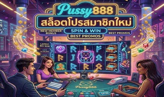 Pussy888 สล็อตโปรสมาชิกใหม่