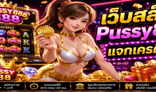 เว็บสล็อต Pussy888 แจกเครดิตฟรี