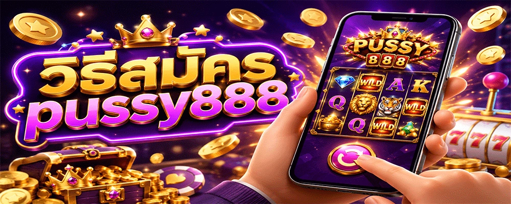 วิธีสมัคร pussy888